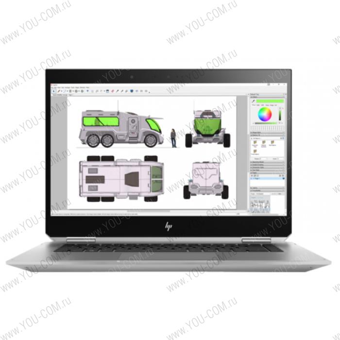 HP ZBook 15 Studio x360 G5 Core i7-8850H 2.6GHz,15.6" UHD (3840x2160) IPS DreamColor Touch GG4 AG,nVidia Quadro P1000 4Gb GDDR5,32Gb DDR4(2),1Tb SSD,64Wh,FPR,Pen, (незначительное повреждение коробки)