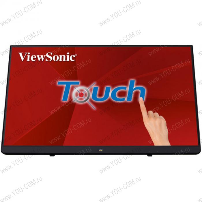 Монитор Viewsonic 21.5" TD2230 Touch IPS LED, 1920x1080, 5ms, 250cd/m2, 50Mln:1, 178°/178°, VGA, HDMI, DP, USB*2, колонки, Tilt, VESA(100x100), Black