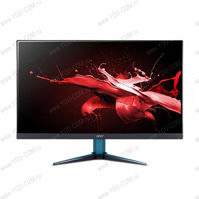 Монитор ACER 27" Nitro VG271UPbmiipx (16:9)/IPS(LED)/ZF/2560x1440/144Hz/1(VRB)ms/350 (400 Peak)nits/1000:1/2xHDMI(2.0)+DP(1.2a)+Audio Out/2Wx2/FreeSync/Black with blue stripes on footstand