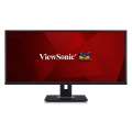 Монитор Viewsonic 34" VG3448 VA LED, 3440x1440, 5ms, 300cd/m2, 178°/178°, 3000:1, 50Mln:1, 2*HDMI, DP, Mini DP, USB-Hub, 100Hz, колонки, HAS, Swivel, Tilt, VESA, Black