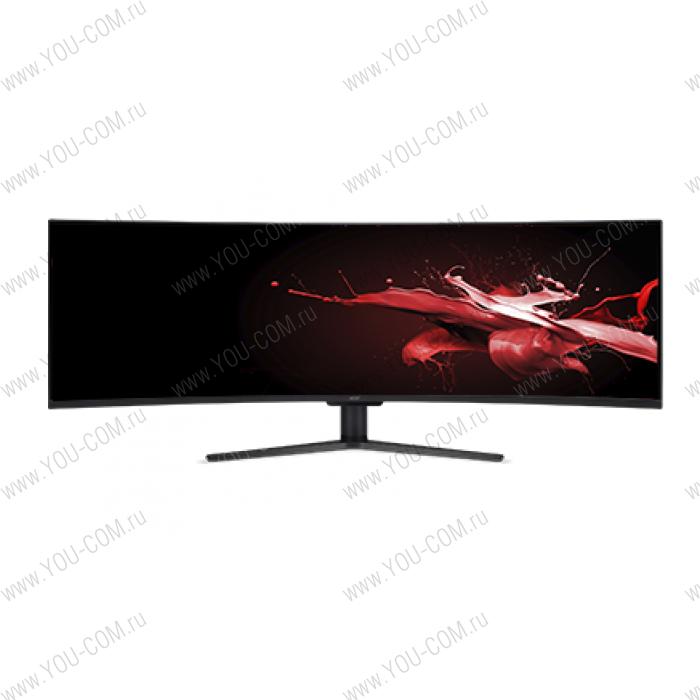 Монитор ACER 49" Nitro EI491CRPbmiiipx (32:9)/VA(LED)/ZF/DisplayHDR 400/3840x1080/DP:120Hz, DP Overclock:144Hz, HDMI:60Hz/120Hz/4 (G2G)ms/400nits/3000:1/2xHDMI(1.4)+HDMI(2.0)+ DP(1.2)+Audio Out/3Wx2/DP/HDMI F