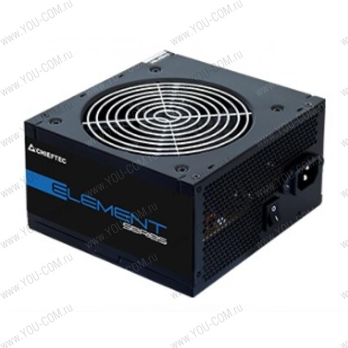 Блок питания Chieftec Element ELP-400S-Bulk (ATX 2.3, 400W, 85 PLUS, Active PFC, 120mm fan) OEM