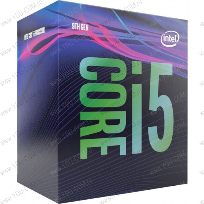 CPU Intel Core i5-9500 (3.0GHz/9MB/6 cores) LGA1151 BOX, UHD630 350MHz, TDP 65W, max 128Gb DDR4-2466, BX80684I59500SRF4B
