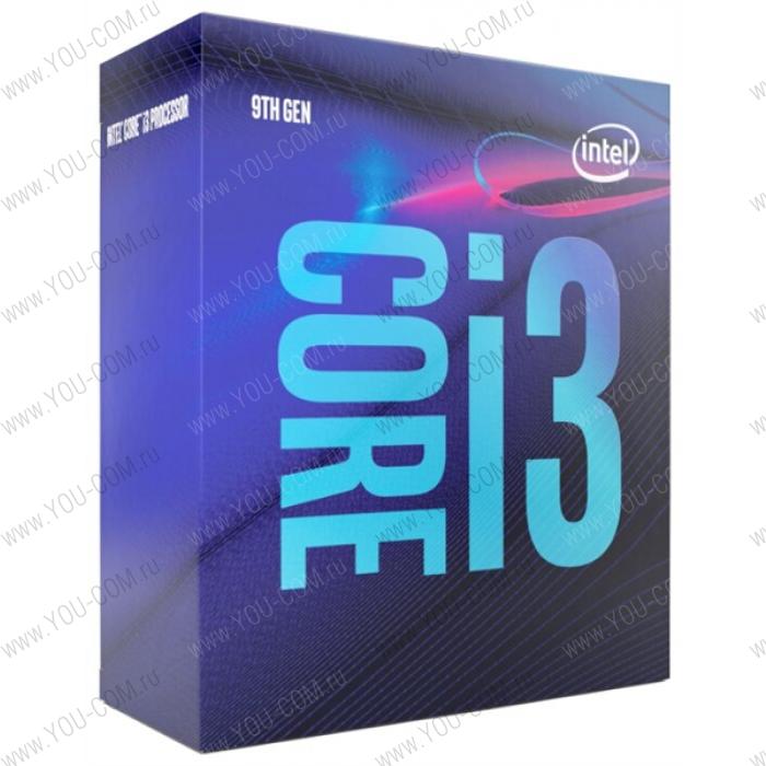 CPU Intel Core i3-9100 (3.6GHz/6MB/4 cores) LGA1151 BOX, UHD630  350MHz, TDP 65W, max 64Gb DDR4-2400, BX80684I39100SRCZV
