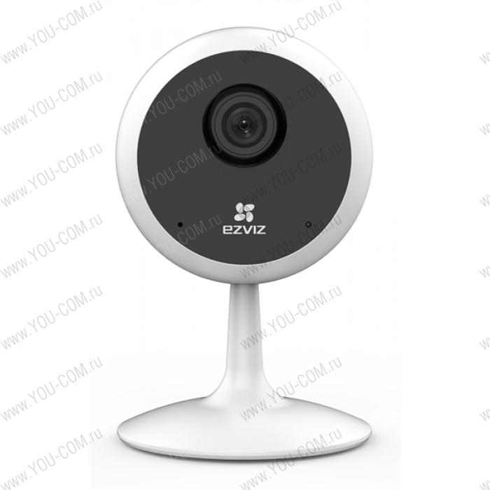 Ezviz C1C 1080P 2Мп внутренняя Wi-Fi камера c ИК-подсветкой до 12м 1/2.9'' CMOS матрица; объектив 2.8мм; угол обзора 106°(горизонтальный), 130°(диагональный);20 к/сек при 1920х1080; ИК-фильтр;2.4ГГц W