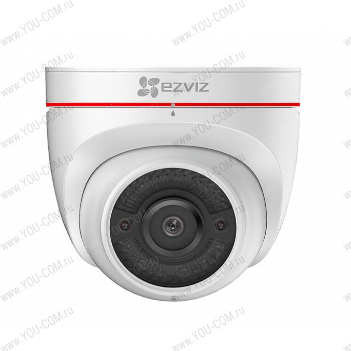 Ezviz CS-CV228-A0-3C2WFR(2.8mm) 2Мп внешняя купольная Wi-Fi камера c ИК-подсветкой до 30м 1/2.7'' CMOS матрица; объектив 2.8мм; угол обзора 118°; ИК-фильтр; 0.02лк @F2.0; DWDR, 3D DNR; встроенный микрофон и динамик