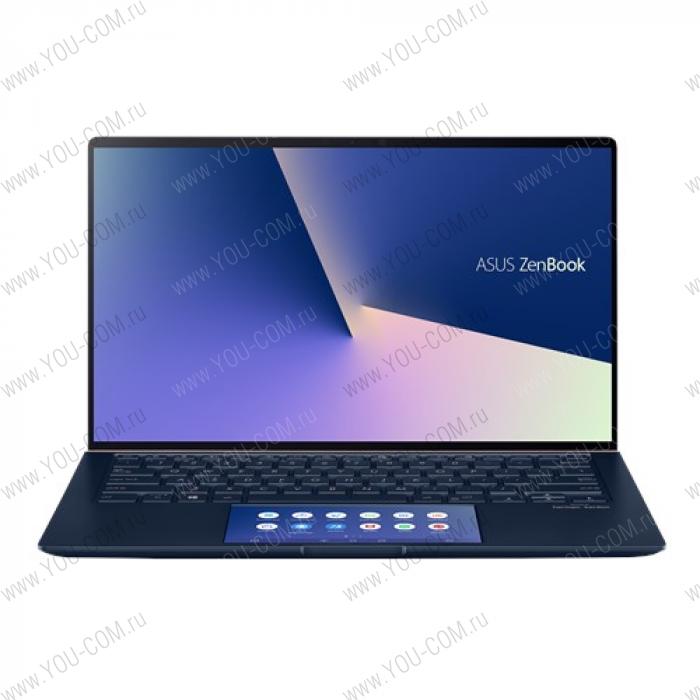 ASUS Zenbook 14 UX434FLC-A6210T Core i5-10210U/8Gb/512Gb SSD/Nvidia MX250 2Gb/14,0 FHD 1920x1080/WiFi/BT/HD IR/Windows 10 Home/1.26Kg/Royal_Blue/ScreenPad 2.0