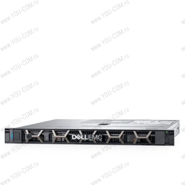 DELL PowerEdge R340 1U/ 4LFF/ E-2134 (4c, 3.5 GHz, 71W)/ 1x16GB UDIMM ECC/ H330/ 1x1 TB SATA/ 2xGE/ 1x350W/ iDRAC9 Exp/ DVDRW/ Bezel / Static Rails/ noCMA/ 3YBWNBD