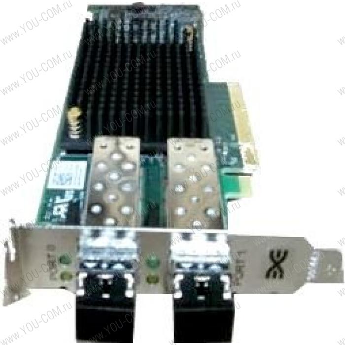 Контроллер DELL Controller HBA FC Emulex LPe31002-M6-D Dual Port, 16Gb Fibre Channel, With Tranceivers, Low Profile