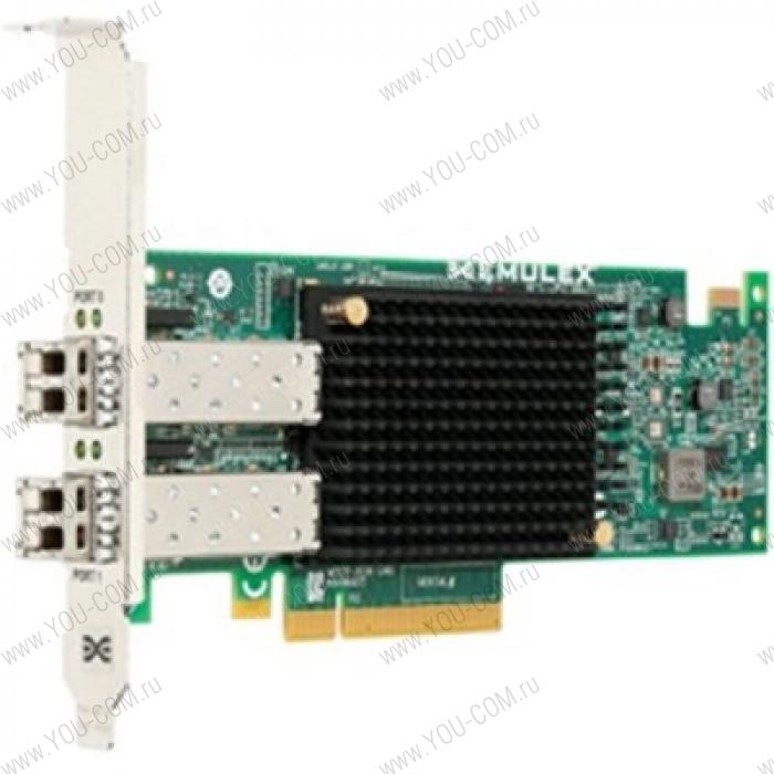 DELL Controller HBA FC Emulex LPe31002-M6-D Dual Port, 16Gb Fibre Channel, Full Height