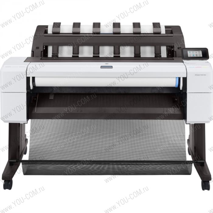 Широкоформатный принтер HP DesignJet T1600 (36",2400x1200dpi, 3 A1 ppm, 128Gb(virtual), 500Gb Enc. HDD, GigEth, stand, media bin, output tray 100, sheetfeed, rollfeed,autocutte6 cartr., repl. L2Y21A)