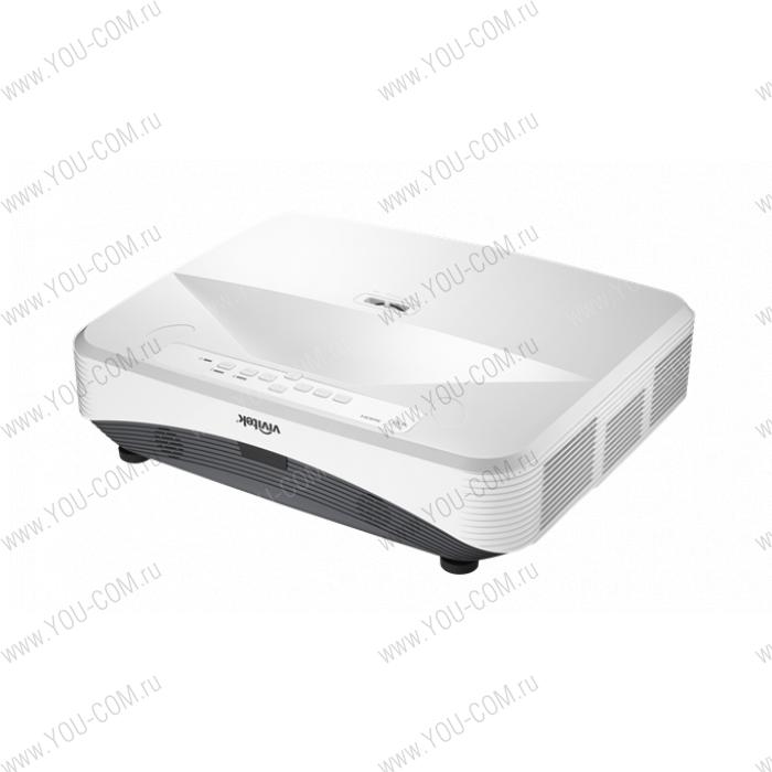 Мультимедийный ультракороткофокусный  проектор Vivitek DH765Z-UST (DLP, 1080p , 4000 ANSI Lm, 12 000:1,Laser, TR 0.23:1, HDMI, 10,5 кг)