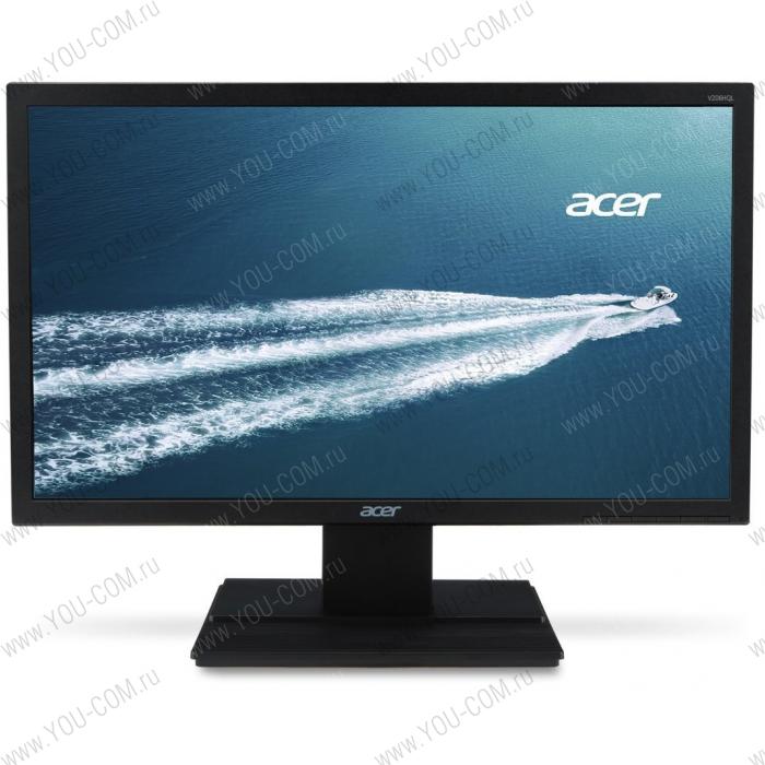 Монитор ACER 19.5" V206HQLAb (16:9)/TN+Film(LED)/1600x900/60Hz/5 (on/off)ms/200nits/600:1/VGA/Black Matt