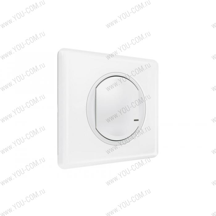 Умный проводной выключатель [067721] Legrand [Celiane with NETATMO] с опцией светорегулирования 5-300 Вт 230В - Цвет Белый