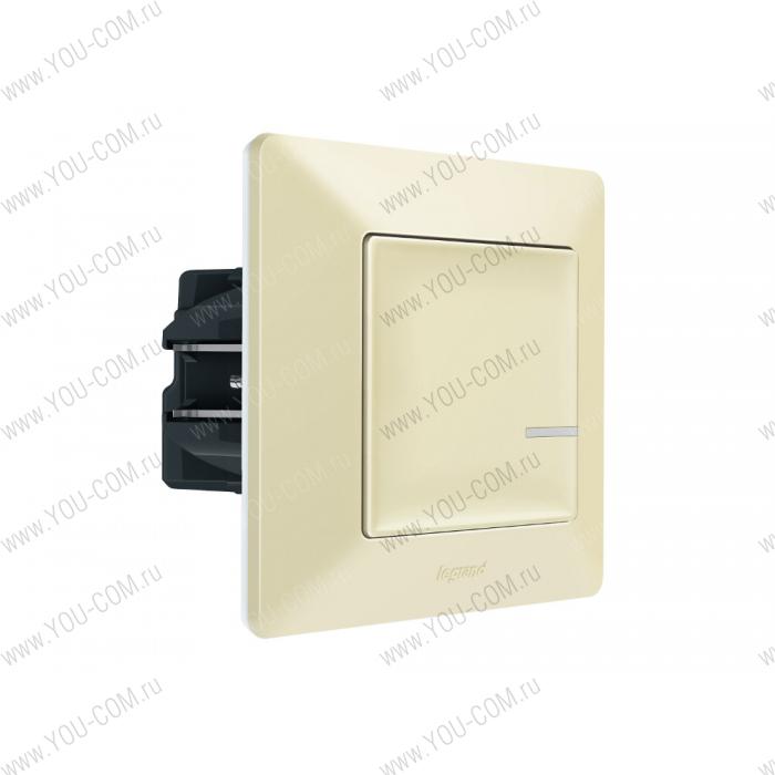 Умный проводной выключатель [752284] Legrand [Valena Life with NETATMO] с опцией светорегулирования 5-300 Вт 230В - Цвет Слоновая кость