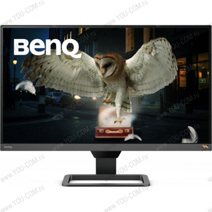 Монитор BENQ 27" EW2780Q IPS LED 2560x1440 60Hz 16:9 350 cd/m2 5ms(GtG) 20M:1 1000:1 178/178 2*HDMI1.4 DP1.2 2*Speaker5W Tilt Metallic-Grey-Black