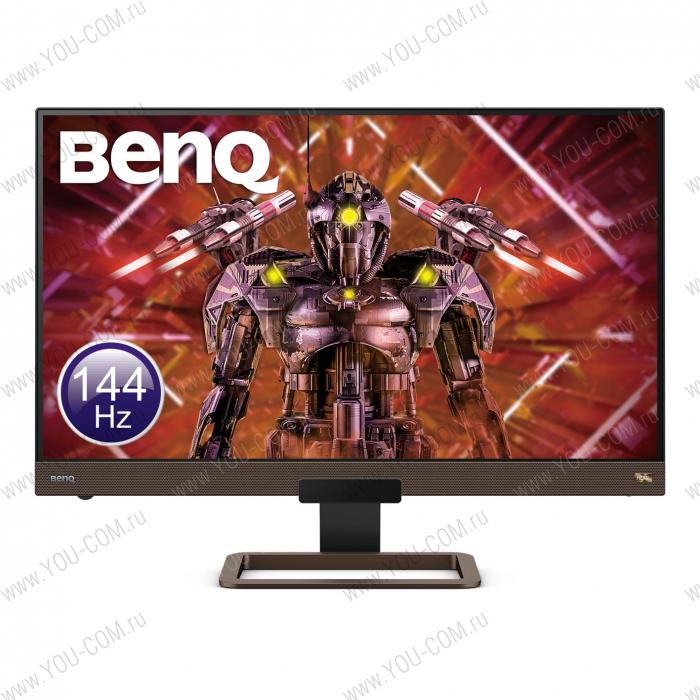 Монитор BENQ 27" EX2780Q IPS LED 2560x1440 144Hz16:9 350 cd/m2  5ms(GtG) 20M:1 1000:1 95% DCI-P3 178/178 2*HDMI1.4 DP1.2 USB типа-C Speaker Metallic-Brown-Black