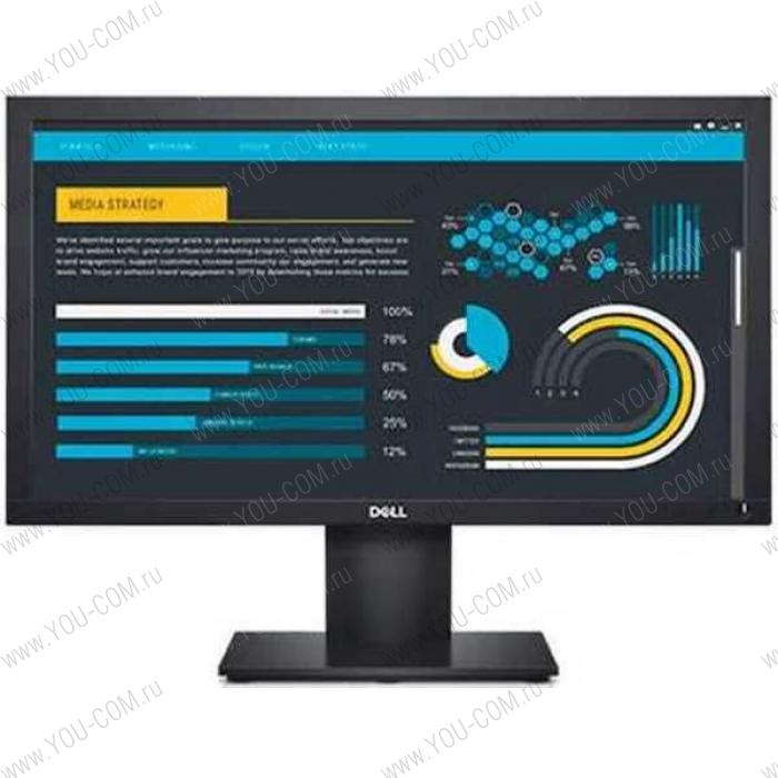 Монитор Dell 19.5" E2020H LCD BK/BK ( TN; 16:9; 250 cd/m2; 1000:1; 5ms; 1600x900; 160/170; VGA; DP; Tilt)