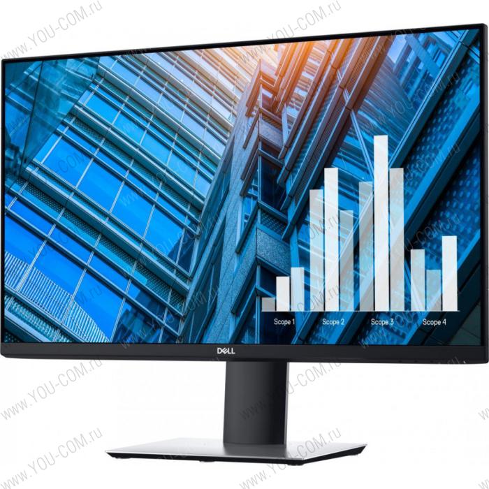 Монитор Dell 27" P2720DC LCD Bk/BK ( IPS; 16:9; 350cd/m2; 1000:1; 5 ms; 2560x1440; VGA; HDMI; DP; USB Type С; Tilt; HAS; Pivot)