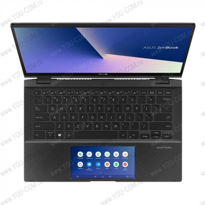 ASUS Zenbook Flip 14 XMAS UX463FL-AI023T i5-10210U/8Gb/512GB SSD Nvme/NV MX250 2Gb/14.0 FHD 1920x1080 TOUCH IPS Glare/ScreenPad/WiFi/BT/FP/Cam/Illum KB/Windows 10 (незначительное повреждение коробки)