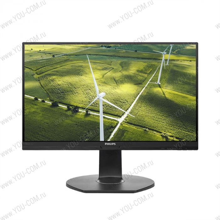 Монитор 23,8" Philips 241B7QGJEB 1920x1080 60 Гц IPS LED 16:9 5ms VGA DVI HDMI DP 4*USB3.0 50M:1 1000:1 178/178 250cd HAS Pivot Tilt Swivel Speakers Black