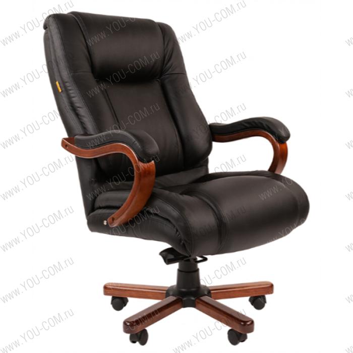 Офисное кресло Chairman   503 кожа, черн.