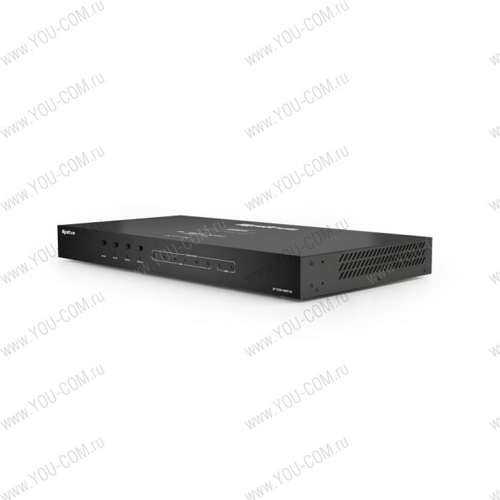 SP-0208-HDBT-H2, коммутатор-разветвитель 2x8, 2хHDMI входа, выходы: 4xHDBaseT класс B (4K до 35 м), 2xHDBaseT класс А (4K до 70 м), 2xHDMI, поддержка HDCP2.2, PoH, CEC.