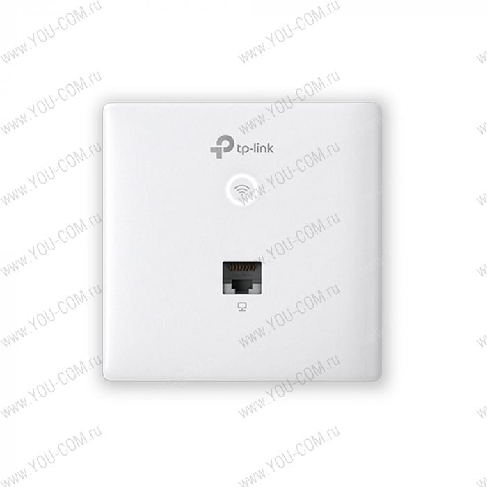 Встраиваемая точка доступа TP-LINK EAP230-Wall Omada, класса Enterprise, 802.11a/b/g/n/ac Wave 2 2.4 ГГц / 5 ГГц, PoE-Out 802.3af,MU-MIMO 2x2:2 и усилением 3 dBi