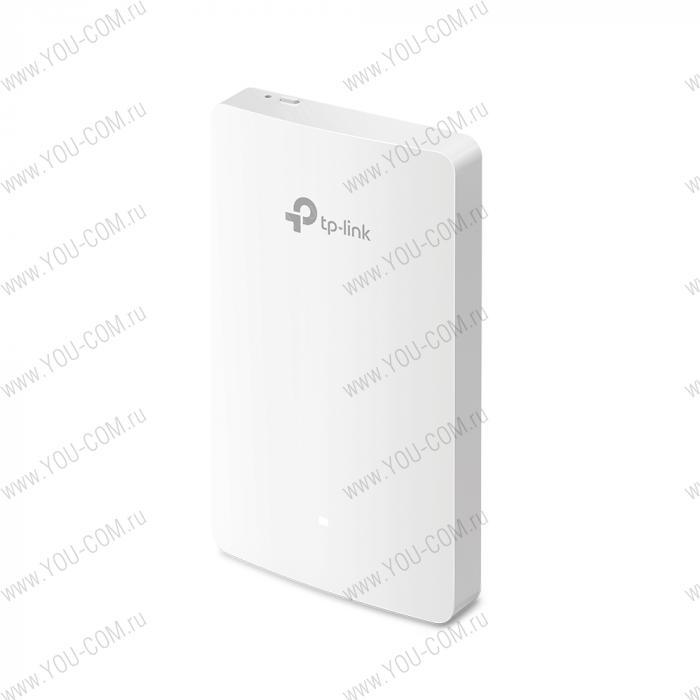 Встраиваемая точка доступа TP-LINK EAP235-Wall Omada,класса Enterprise,802.11a/b/g/n/ac Wave 2 2.4 ГГц / 5 ГГц,PoE 802.3af/at, 3-мя выходными гигабитными портами (1 из которых поддерживает PoE-Out 802.3af), 2-мя антеннами 3 дБи (2.4 ГГц) и 2-мя антеннами 4 дБи (5 ГГц),MU-MIMO 2x2:2, AirTime Fairness, QoS, Band Steering, Beamforming