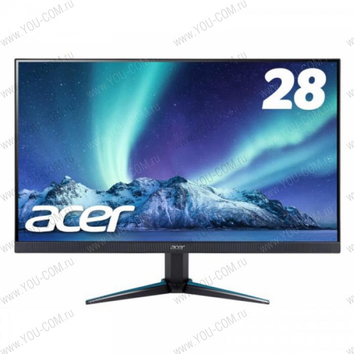 Монитор 28"  ACER  Nitro XV280Kbmiiprx (16:9)/IPS(LED)/ZF/HDR Ready (HDR 10)/3840x2160/60Hz/4ms/300nits/1000:1/2xHDMI(2.0)+DP(1.2)+Audio Out/2Wx2/DP/HDMI FreeSync/Black