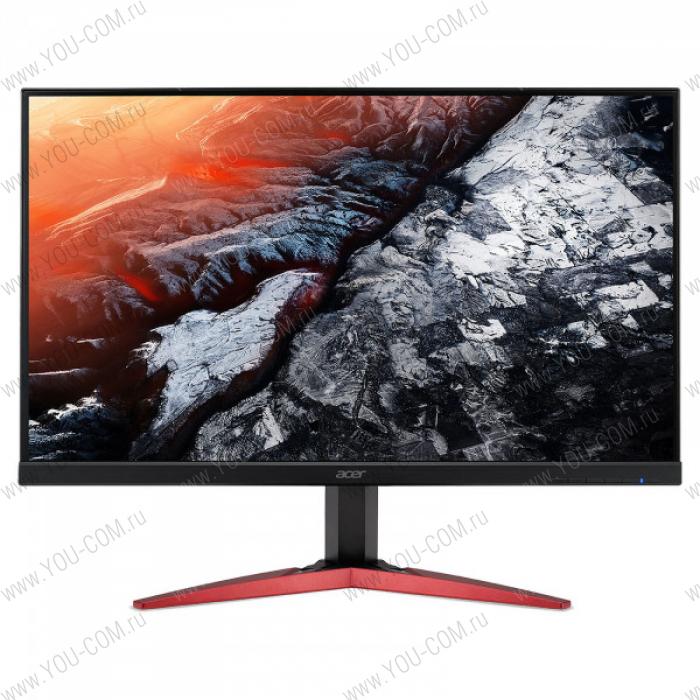 Монитор ACER 27" KG271Pbmidpx (16:9)/TN+Film(LED)/ZF/1920x1080/144Hz (165Hz Overclock)/1ms (G2G)ms/400nits/1000:1/DVI (Dual Link)+HDMI+DP(1.2)+Audio in/out/2Wx2/DP/HDMI FreeSync/Black with red stripes on foot