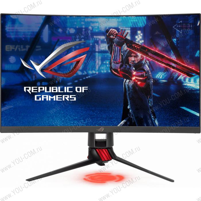 Монитор ASUS 27" ROG STRIX XG27WQ VA изогнутый 2560x1440, ProGaming, 1ms, 450cd/m2, 3000:1, 178°/178°, 165Hz, HDR400, 2*HDMI, DP, USB-Hub, FreeSync, Tilt, Swivel, HAS, VESA, Dark Gray, 90LM05I0-B01970