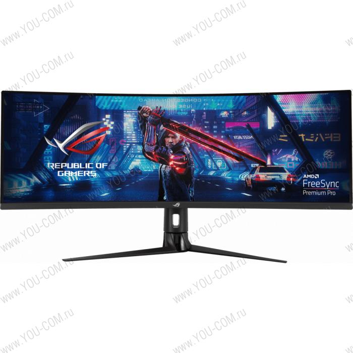 Монитор ASUS 43" ROG Strix XG43VQ VA изогнутый 3840x1200, ProGaming, 1ms, 450cd/m2, 178°/178°, 3000:1, HDMI*2, DP, USB-Hub, 120Hz, HDR, колонки, FreeSync, Tilt, Swivel, HAS, VESA, Black, 90LM0580-B01170