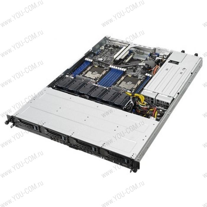 ASUS RS500-E9-RS4 // 1U, ASUS Z11PR-D16-DC,  2 x socket P (LGA 3647) Intel® Xeon® Scalable 205w, 2048GB max, 4HDD Hot-swap, 2 x M.2, DVR, 2 x 770W, CPU FAN