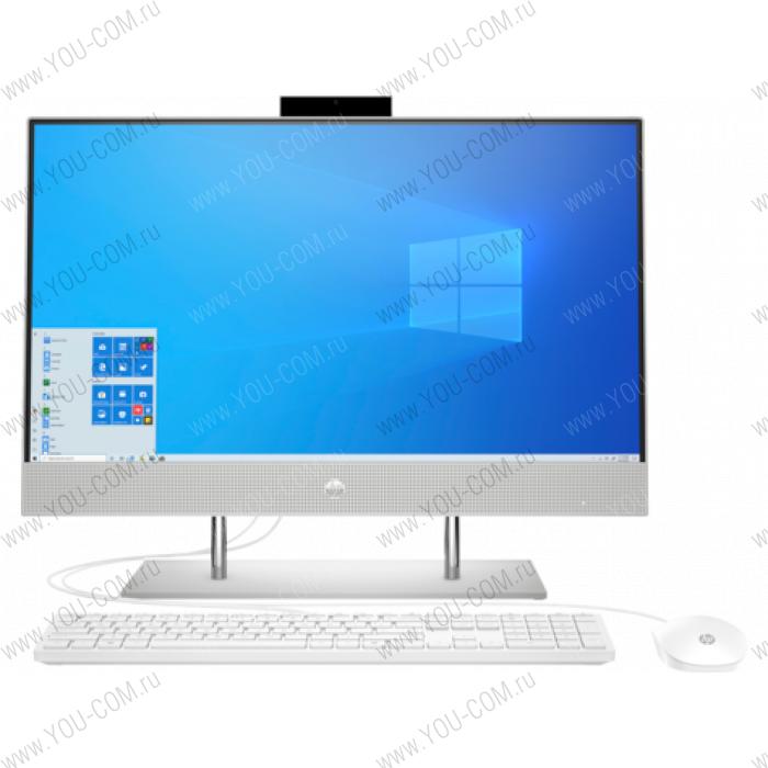 Моноблок HP 24-dp1005ur 2X4W8EA#ACB Touch 23.8" FHD(1920x1080) Core i7-1165G7, 8GB DDR4 2666 (1x8GB), SSD 256Gb, Intel Internal Graphics, noDVD, kbd&mouse wired, HD Webcam, Natural Silver, Win10, 1Y Wty