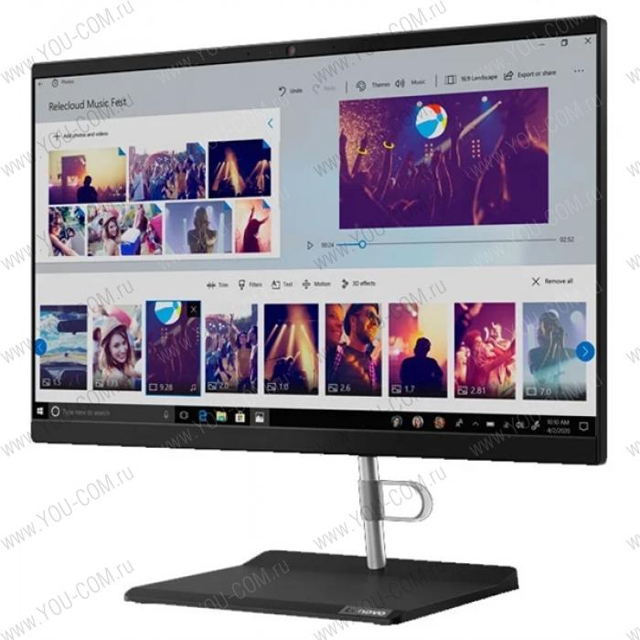 Моноблок Lenovo V50a-22IMB All-In-One 21.5" i3-10100T, 8GB, 1TB 5400RPM, Intel UHD 630, WiFi, BT, DVD-RW, USB KB&Mouse, NoOS, 1Y OS