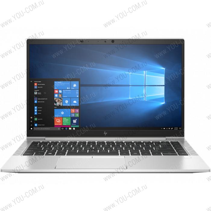 Ноутбук HP EliteBook 840 G7 1Q6D4ES#ACB, Intel Core i5-10210U 1.6GHz, 14" FHD (1920x1080) IPS AG, 16Gb DDR4-2666MHz(1), 512Gb SSD NVMe, Al Case, 53Wh, FPS, 1.33kg, Silver, 3yw, FreeDOS