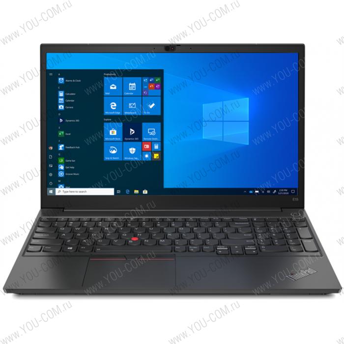 Ноутбук Lenovo ThinkPad E15 Gen 2-ITU 20TD0002RT, 15,6" FHD (1920x1080) IPS AG 250N, i7-1165G7 2.8G, 8GB DDR4 3200 SODIMM, 256GB SSD M.2, Intel Iris Xe, WiFi 6, BT, FPR, IR Cam, 3cell 45Wh, 65W USB-C, Win 10 Pro, 1Y CI, 1.7kg, 