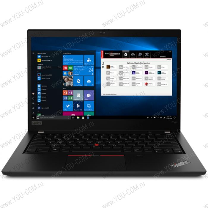 Ноутбук Lenovo ThinkPad P14s 20S4004BRT, 14" FHD (1920x1080) IPS 500N PG, i7-10510U 1.8G, 16GB Soldered, 512GB SSD M.2, Quadro P520 2GB, WWAN Ready, WiFi 6, BT, FPR, SCR, IR Cam, 3cell 50Wh, Win 10 Pro, 3Y PS, 