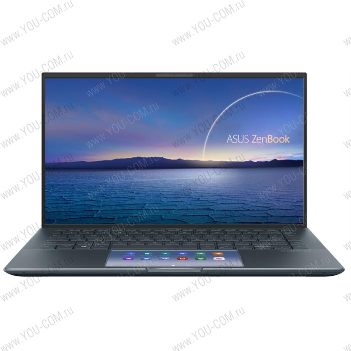 Ноутбук ASUS Zenbook 14 UX435EA-A5022T 90NB0RS1-M01380 Intel Core i7-1165G7/16Gb LPDDR4X/1Tb SSD/14,0 FHD  IPS AG 1920x1080/WiFi/BT/ScreenPad 2.0/Windows 10 Home/1.1Kg/Pine_grey/USB-A to RJ45 gigabit adapter