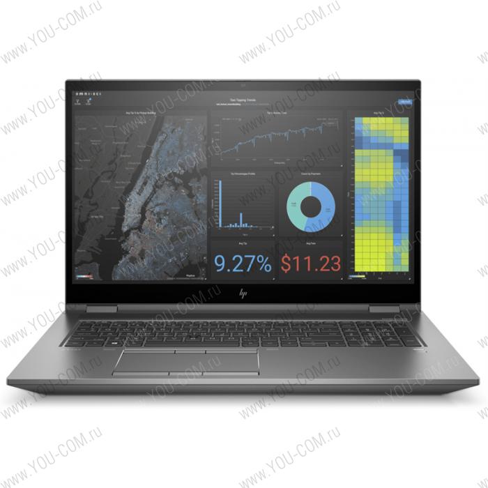 Ноутбук HP ZBook Fury 17 G7 119W5EA#ACB Core i9-10885H 2.4GHz, 17.3" UHD (3840x2160) IPS ALS AG DrC, nVidia Quadro RTX 4000 8GB GDDR6, 32Gb DDR4-2666(1), 1TB SSD, 94Wh, FPR, 2.76kg, 3y, webcam, Win10Pro