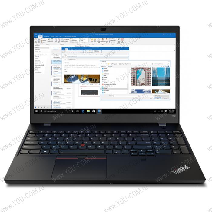 Ноутбук ThinkPad T15p G1 T 15.6" UHD (3840x2160) IPS AG 600N, i7-10750H 2.6G, 32GB DDR4 3200, 1TB SSD M.2, GTX 1050 3GB, WiFi 6, BT, 4G-LTE, FPR, SCR, IR Cam, 6cell 48Wh, 135W Slim, Win 10 Pro, 3Y CI