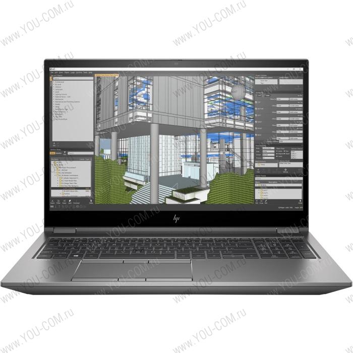 НоутбукHP ZBook Fury 15 G7 Core i7-10750H 2.6GHz,15.6" FHD (1920x1080) IPS AG,nVidia Quadro  RTX 3000 6GB GDDR6,16Gb DDR4-2666(1),512GB SSD,94Wh LL,FPR,2.35kg,3y,HD Webcam,Win10Pro