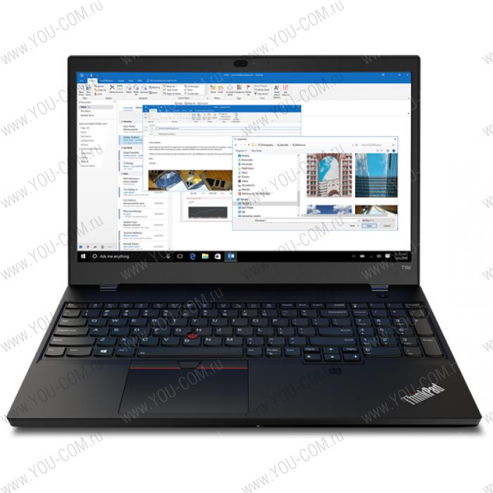 Ноутбук Lenovo ThinkPad T15p G1 T 20TN001QRT, 15.6" FHD (1920x1080) IPS AG 250N, i5-10300H 2.5G, 16GB DDR4 3200, 256GB SSD M.2, Intel UHD, WiFi 6, BT, NoWWAN, FPR, SCR, IR Cam, 6cell 48Wh, 135W Slim, NoOS, 3Y CI, 