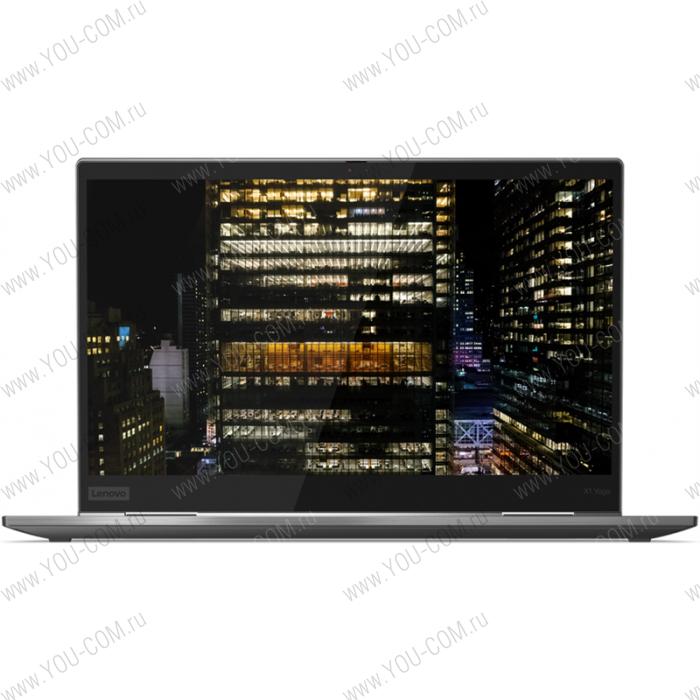 Ноутбук ThinkPad X1 Yoga G5 T 14" UHD (3840x2160) IPS MT 500N, i7-10510U 1.8G,16GB LP3 2133,512GB SSD M.2,Intel UHD,WiFi 6,BT,4G-LTE,FPR, Pen, IR&HD Cam, 65W USB-C, 4cell 51Wh, Win 10 Pro, 3Y CI, Gray, 1.36kg