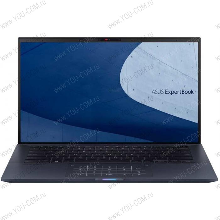 Ноутбук ASUS ExpertBook B9400CEA-KC0308T 90NX0SX1-M03630 Core i5-1135G7/16Gb/512Gb SSD/14,0 FHD IPS 1920x1080/NumberPad/Wi-Fi 6 (802.11ax)/66WHrs 4-cell Li-ion/Windows 10 Home/1,05Kg/Gray/Sleeve, Micro HDMI to RJ45 Cable