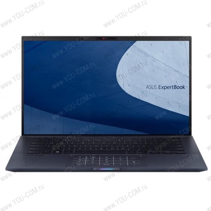 Ноутбук ASUS ExpertBook B9400CEA-KC0062R, 90NX0SX1-M00940, Core i7-1165G7/16Gb/1Tb SSD/14,0 FHD IPS 1920x1080/NumberPad/Wi-Fi 6 (802.11ax)/66WHrs 4-cell Li-ion/Windows 10 Pro/1,05Kg/Gray/Sleeve, Micro HDMI to RJ45 Cable