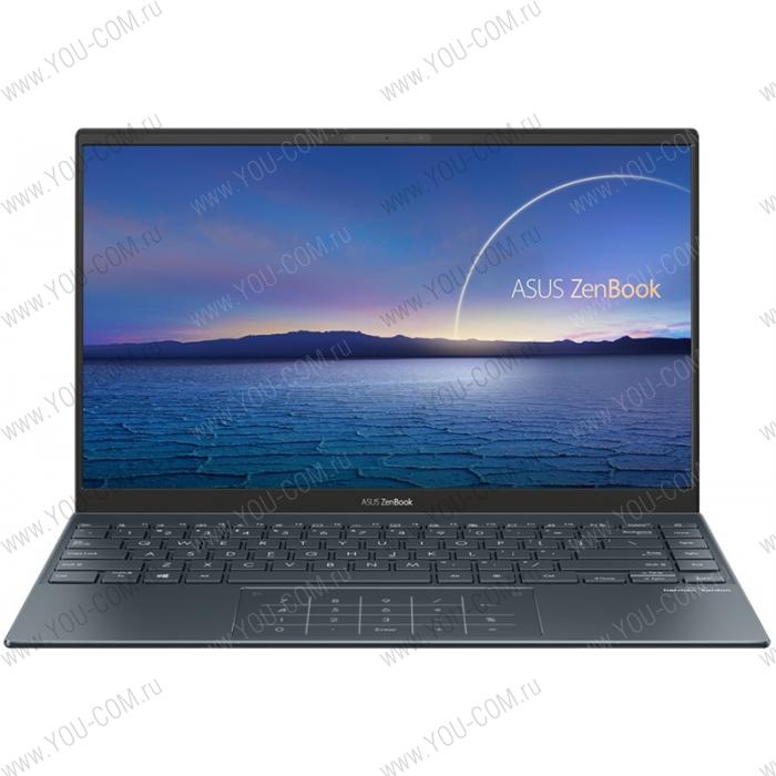 Ноутбук ASUS Zenbook 14 UX425JA-BM018R Core i5-1035G1/8Gb LPDDR4X/512Gb SSD/14,0 FHD 1920x1080/WiFi6/BT/Numpad/Windows 10 Pro/1.13Kg/Pine Grey/2x Thunderbolt 3/Sleeve,USB3.0 to RJ45 Cable