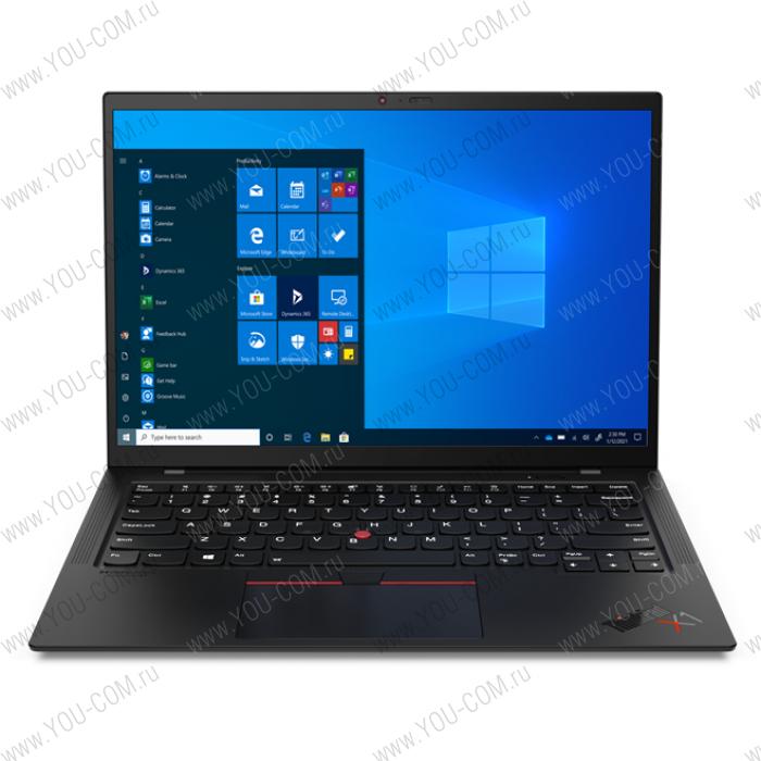 Ноутбук Lenovo ThinkPad Ultrabook X1 Carbon G9 T 20XW005TRT, 14" WUXGA (1920x1200) AG 400N, i7-1165G7 2.8G, 16GB LP4X 4266, 1TB SSD M.2, Intel Iris Xe, WiFi 6, BT, NoWWAN, FPR, IR Cam, 4cell 57Wh, 65W USB-C, Win 10 Pro, 3Y PS, 