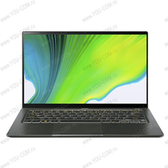 Ноутбук ACER Swift 5 SF514-55TA-71JH 14" FHD (1920х1080)IPS Touch, i7-1165G7, 16GB DDR4, 1024GB PCIe NVMe SSD, Iris XE, WiFi, BT, HD Cam, FPR, 56Wh, 65W, Win 10 Pro, 3 CI, Green, 0.99kg